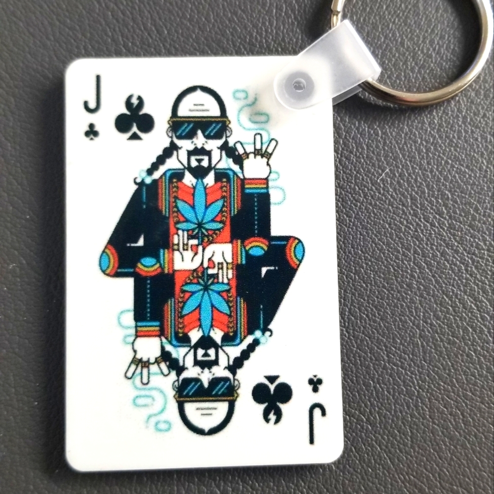 "The Game is to be Sold not Told" keychain